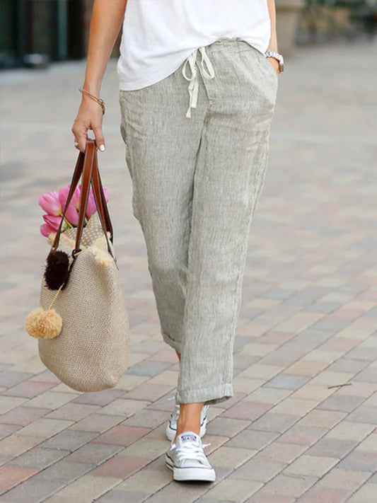 VERALUNA Elegant Simple Pants Fashion