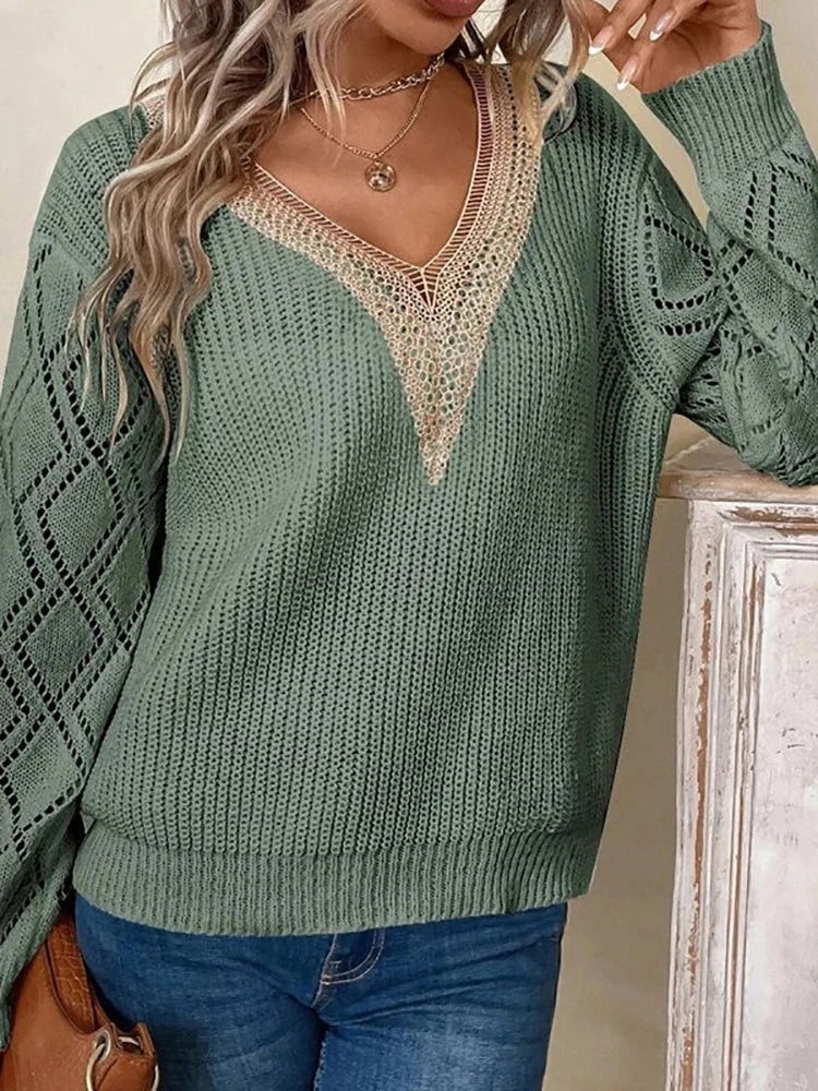 VERALUNA Sweater 2024 Fashion Knitted